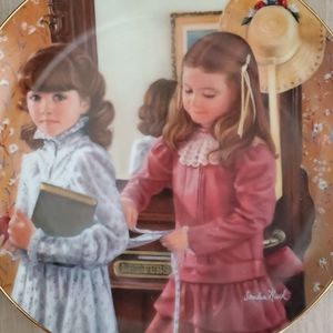 "School days" numbered signed plate